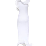 Abito in maglia con volant 80AJF896 CMX70003 GENNY 
