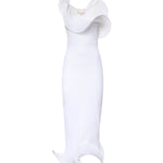 Abito in maglia con volant 80AJF896 CMX70003 GENNY 