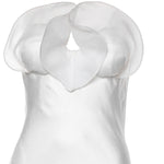 Abito lungo bustier con volant 80AJO488 N0783003 GENNY 
