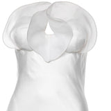 Abito lungo bustier con volant 80AJO488 N0783003 GENNY 