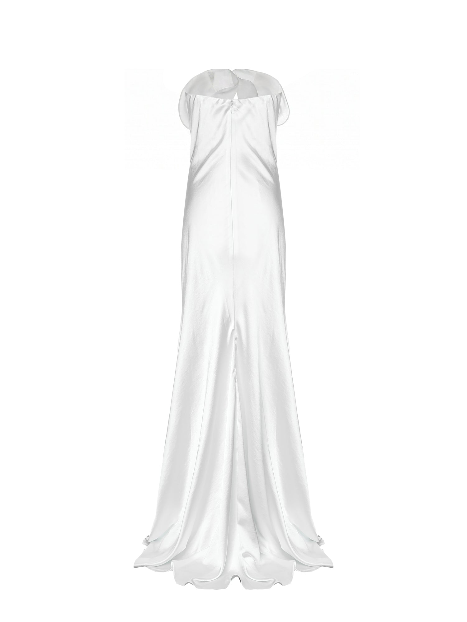 Abito lungo bustier con volant 80AJO488 N0783003 GENNY 