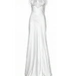 Abito lungo bustier con volant 80AJO488 N0783003 GENNY 
