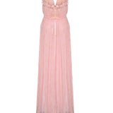 Abito in pizzo con ruches sullo scollo 80AJO490 N0789495 GENNY 
