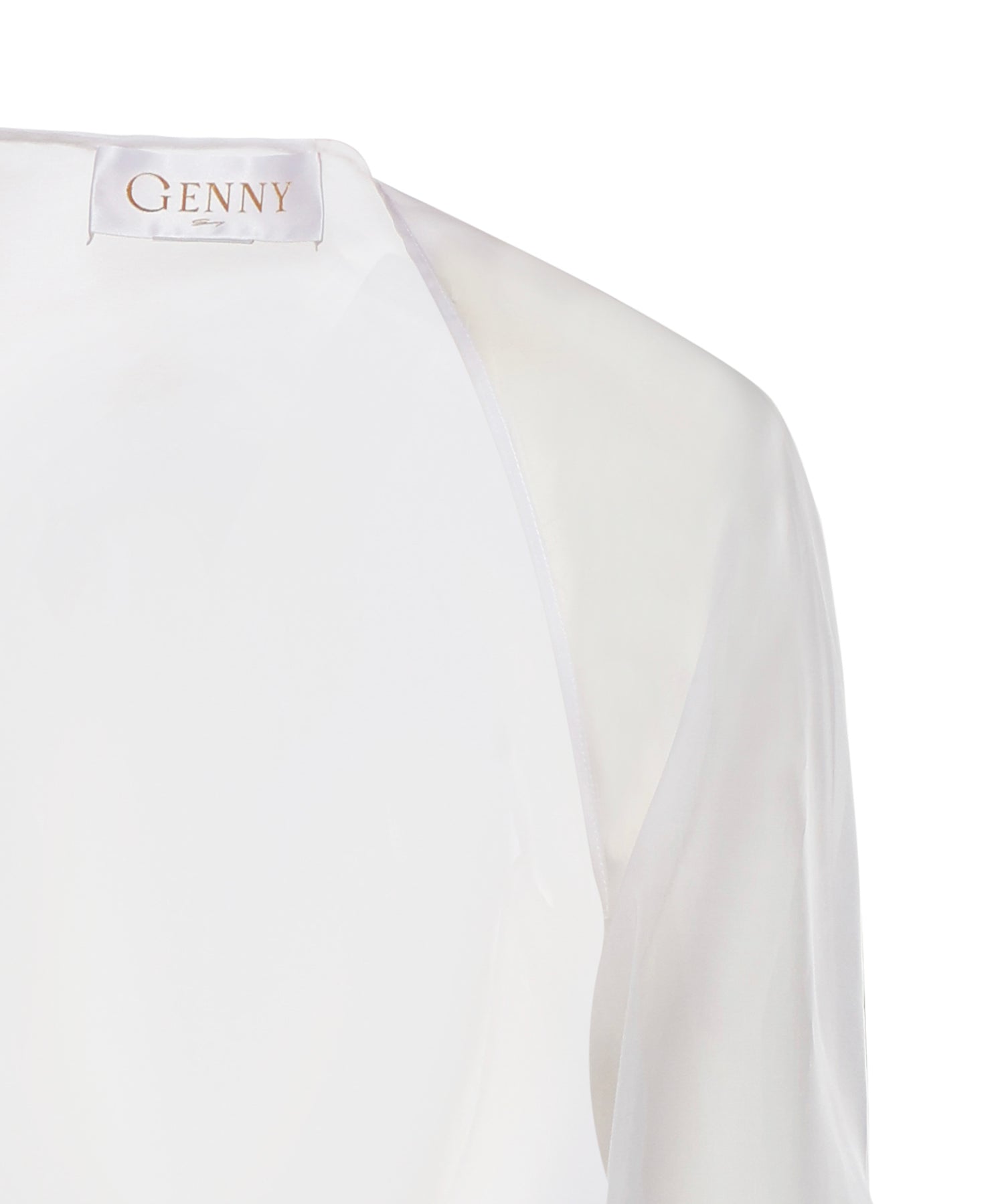 Coprispalle in organza di seta 80AJQ52A N0193003 GENNY 