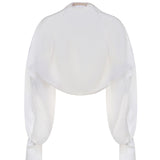 Coprispalle in organza di seta 80AJQ52A N0193003 GENNY 