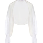 Coprispalle in organza di seta 80AJQ52A N0193003 GENNY 