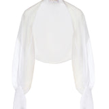Coprispalle in organza di seta 80AJQ52A N0193003 GENNY 