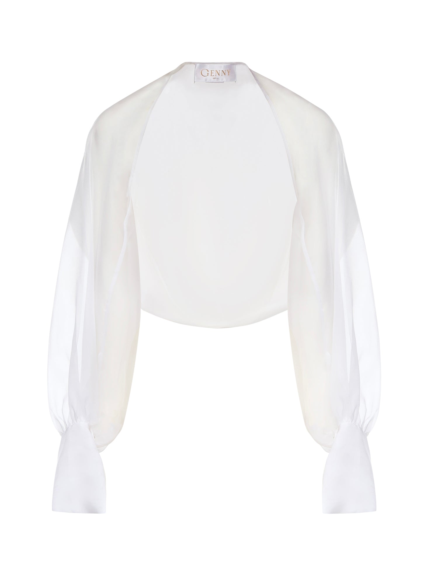 Coprispalle in organza di seta 80AJQ52A N0193003 GENNY 