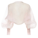 Coprispalle in organza di seta 80AJQ52A N0193439 GENNY 