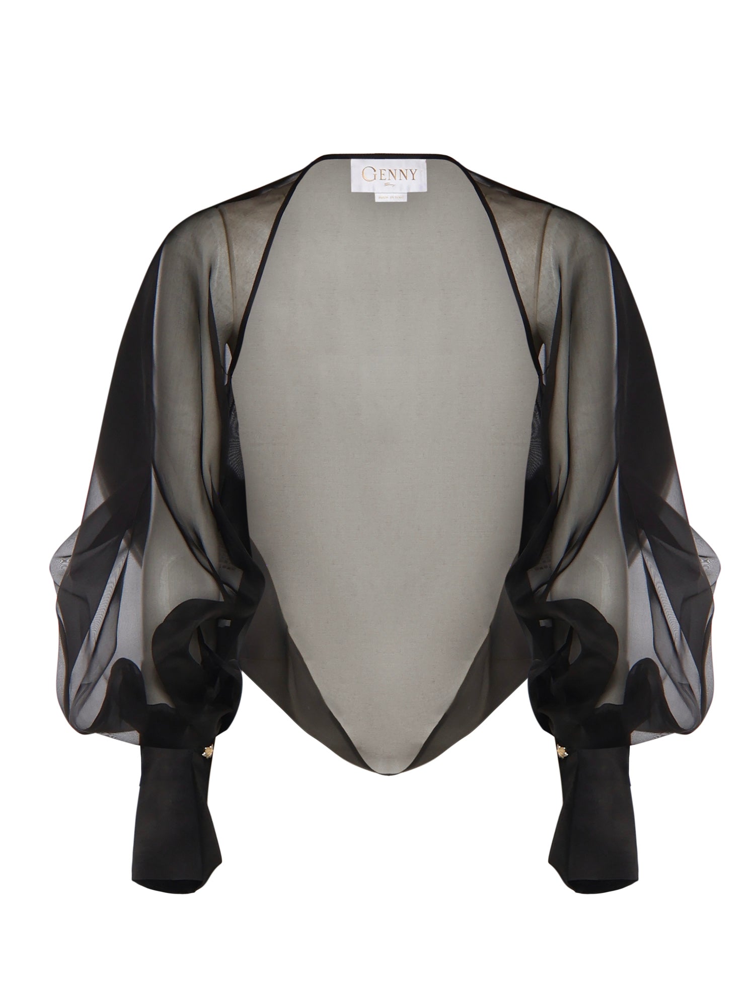 Coprispalle in organza di seta 80AJQ52A N0193899 GENNY 