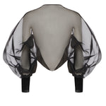 Coprispalle in organza di seta 80AJQ52A N0193899 GENNY 