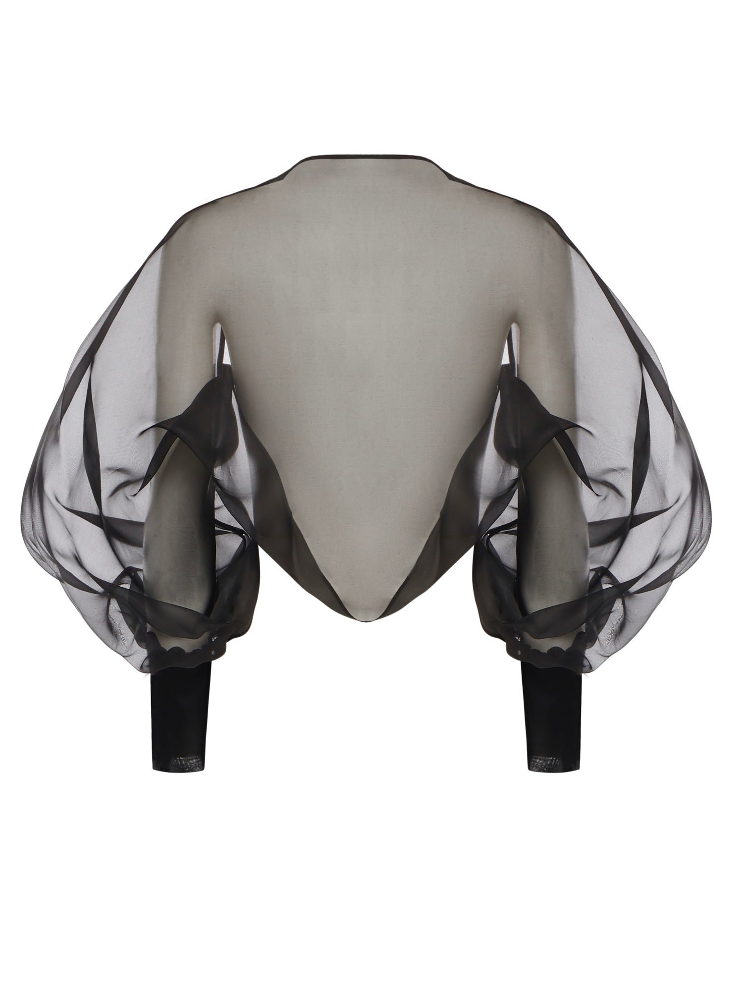 Coprispalle in organza di seta 80AJQ52A N0193899 GENNY 