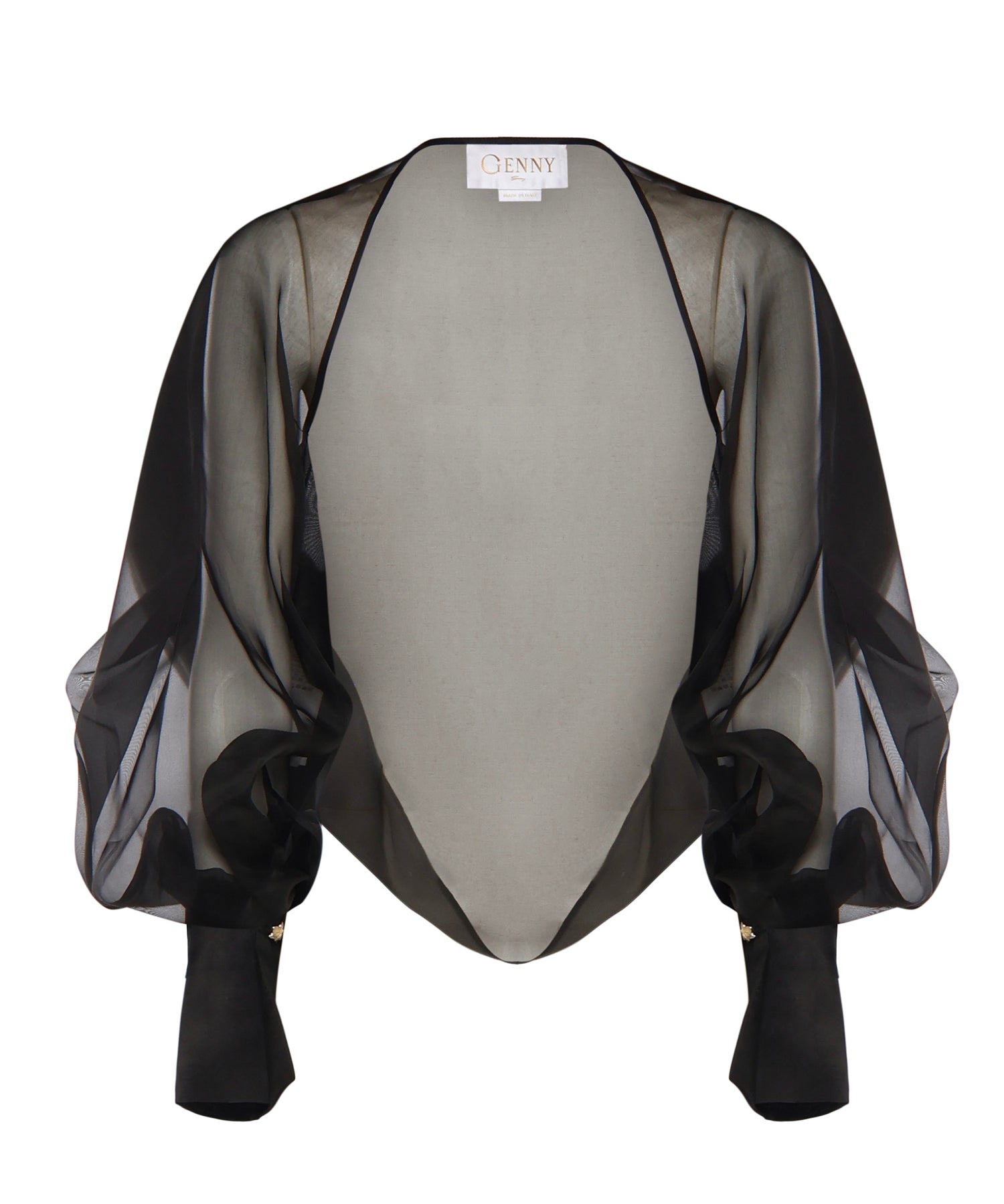 Coprispalle in organza di seta 80AJQ52A N0193899 GENNY 