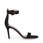 Sandali Portofino in camoscio G60953 85RICCAMNERO GIANVITO ROSSI 