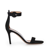 Sandali Portofino in camoscio G60953 85RICCAMNERO GIANVITO ROSSI 