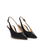 Slingback Sofia in pelle G95646 70RICVITNERO GIANVITO ROSSI 