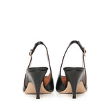 Slingback Sofia in pelle G95646 70RICVITNERO GIANVITO ROSSI 