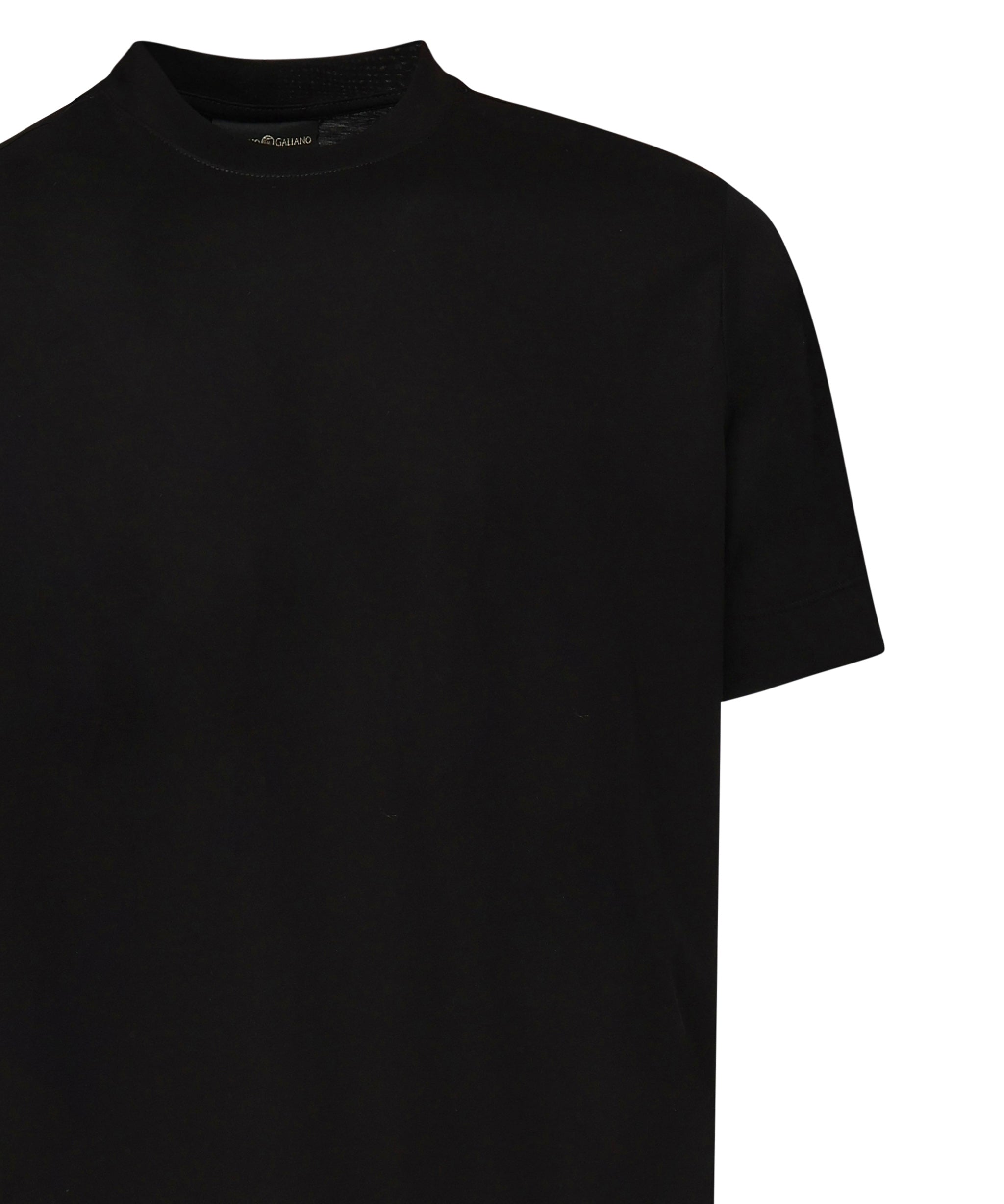 T-shirt Aigue in cotone AIGUE NERO GIULIANO GALIANO 