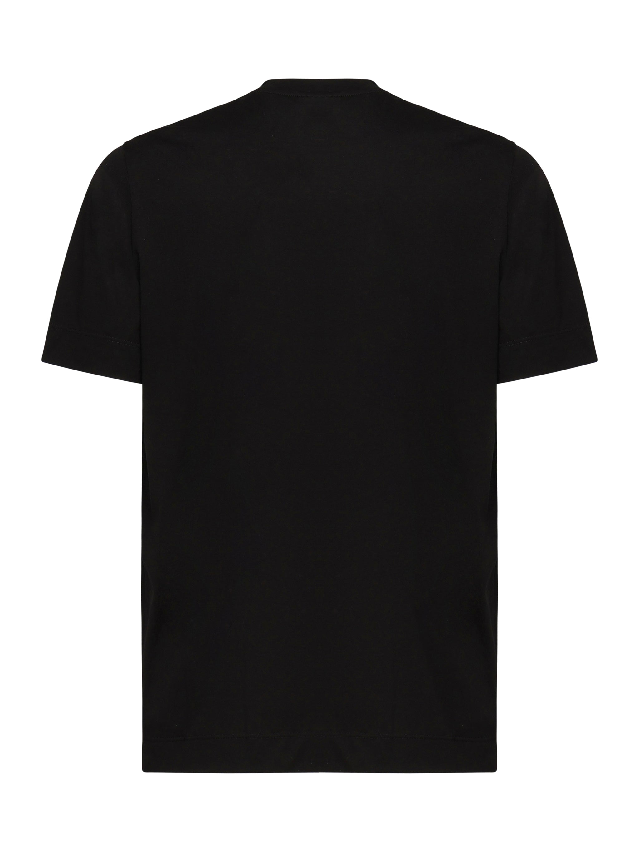 T-shirt Aigue in cotone AIGUE NERO GIULIANO GALIANO 