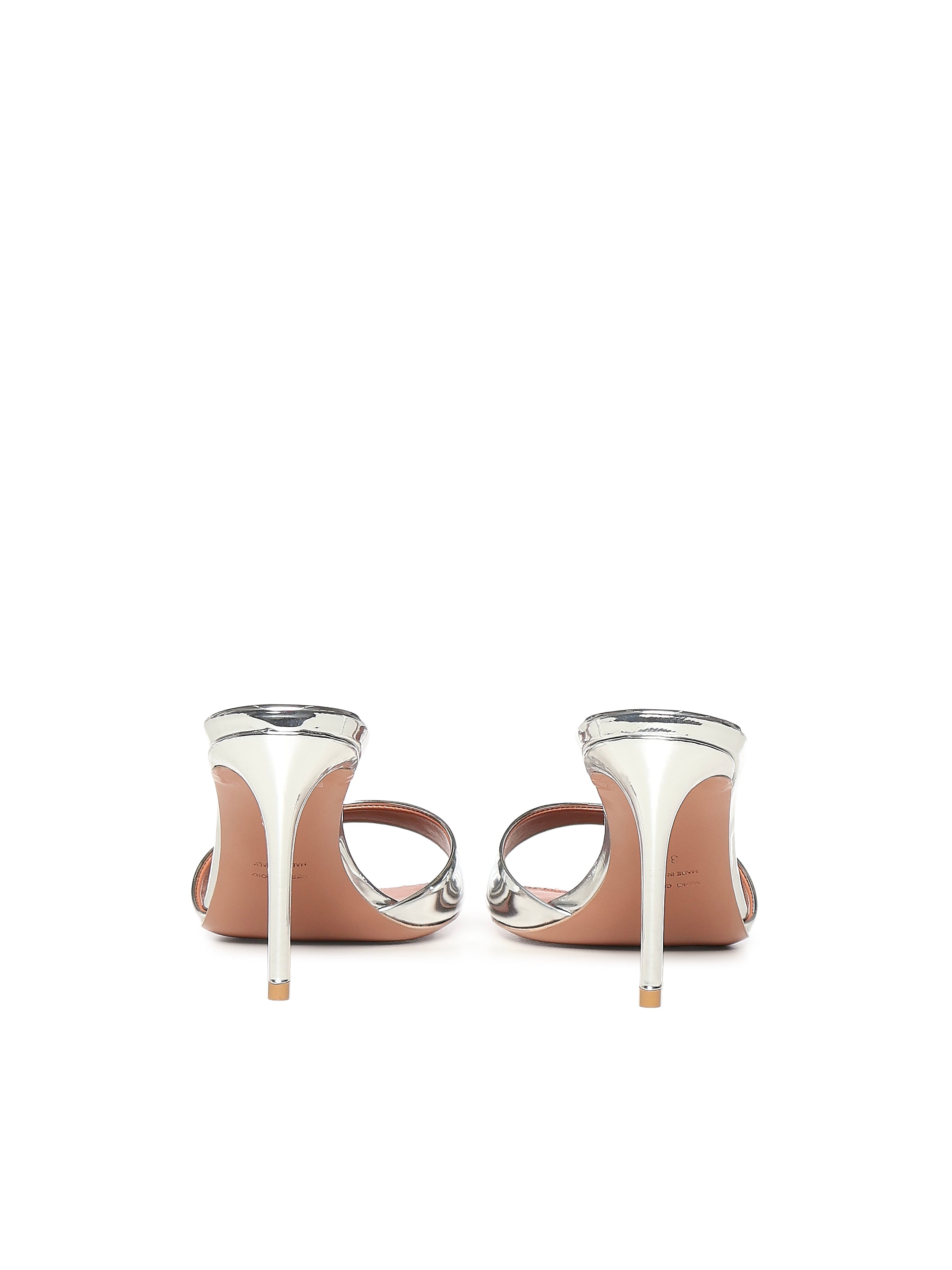 Mule Alixia in pelle specchiata ALIXIA SPECCHIOARGENTO GIULIANO GALIANO 