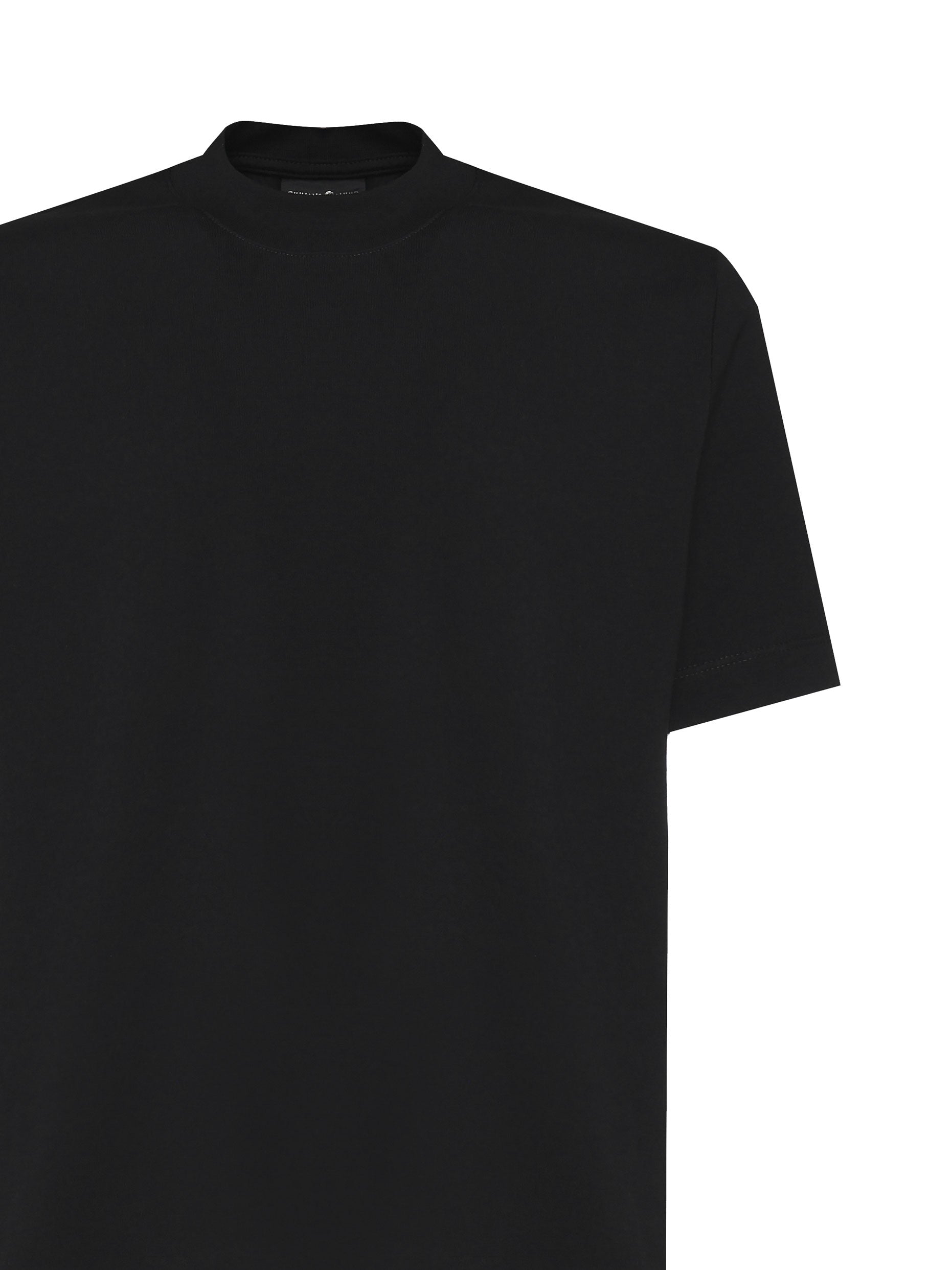T-shirt Fuego in cotone FUEGO NERO GIULIANO GALIANO 
