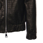 Giubbotto Go Hard in pelle GO HARD COCCONERO GIULIANO GALIANO 