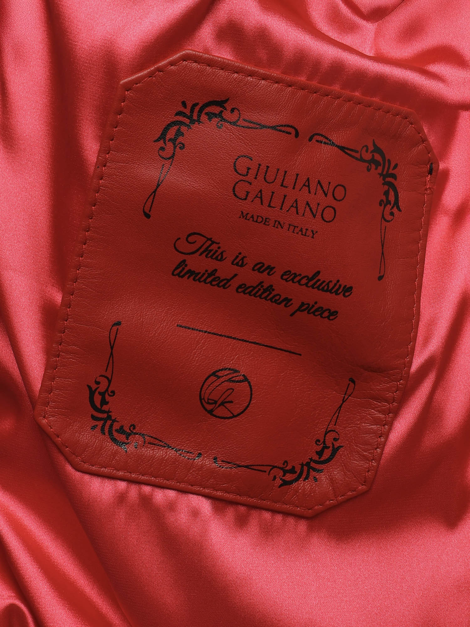 Giubbotto Go Hard in pelle GO HARD COCCONERO GIULIANO GALIANO 