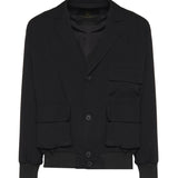 Bomber Leonard in misto lana LEONARD NERO GIULIANO GALIANO 