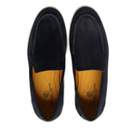 Mocassini Luxe in camoscio LUXE CAMOSCIOBLU GIULIANO GALIANO 