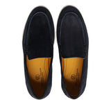 Mocassini Luxe in camoscio LUXE CAMOSCIOBLU GIULIANO GALIANO 