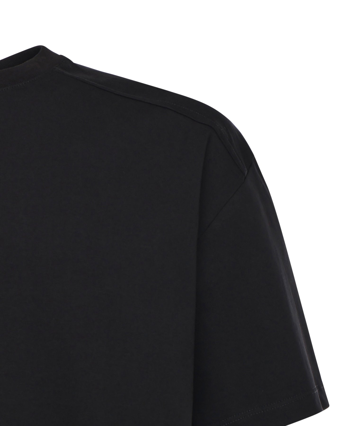 T-shirt Marcy in cotone<BR/> MARCY NERO GIULIANO GALIANO 