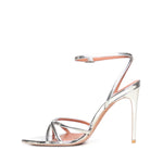Sandali Margot in pelle specchiata MARGOT SPECCHIOARGENTO GIULIANO GALIANO 