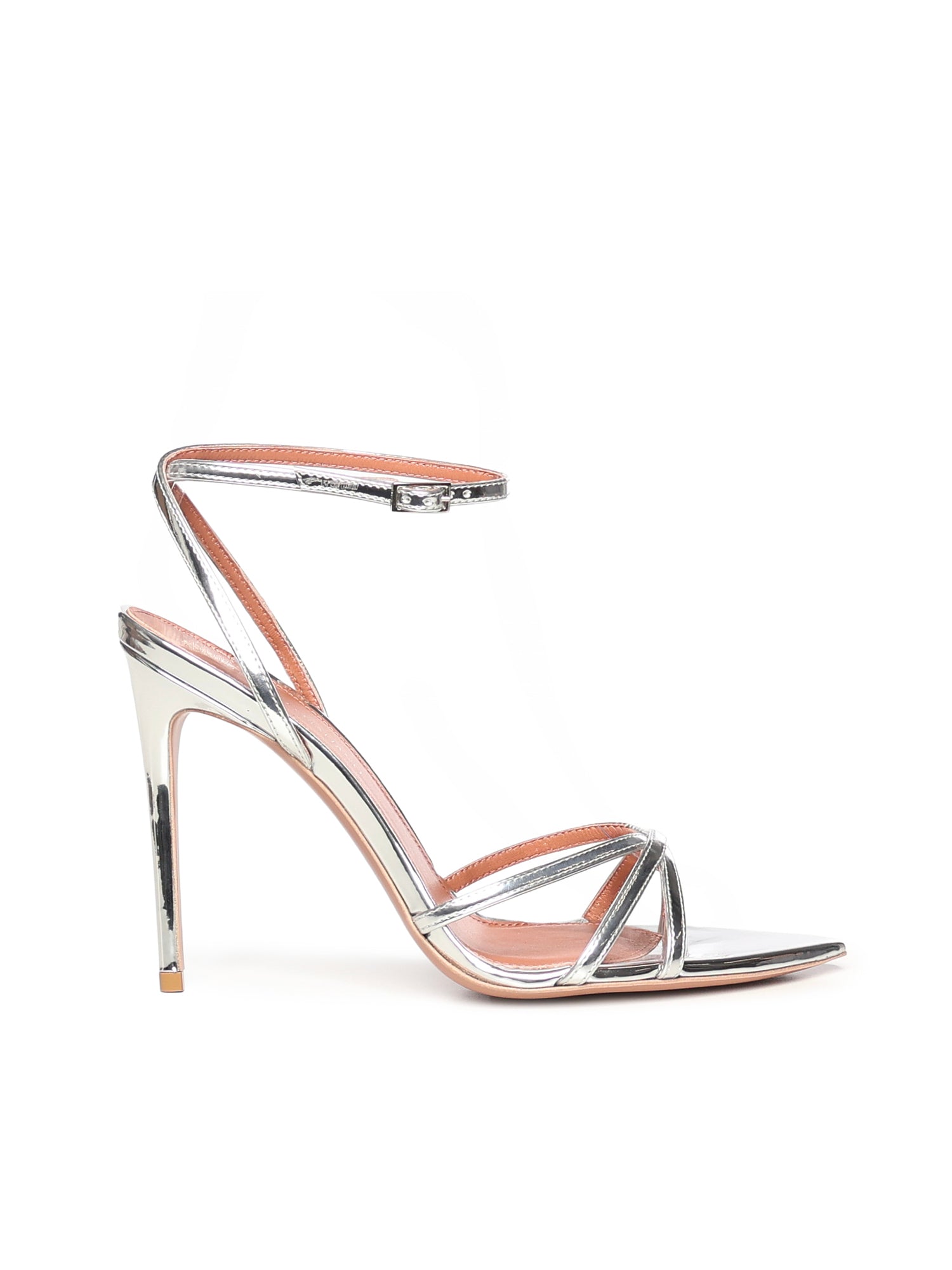 Sandali Margot in pelle specchiata MARGOT SPECCHIOARGENTO GIULIANO GALIANO 