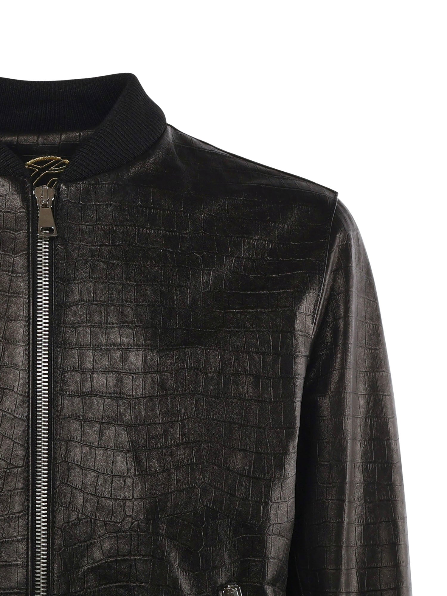 Bomber GoodFellas in pelle MIAMI VICE COCCONERO GIULIANO GALIANO 