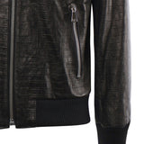 Bomber GoodFellas in pelle MIAMI VICE COCCONERO GIULIANO GALIANO 