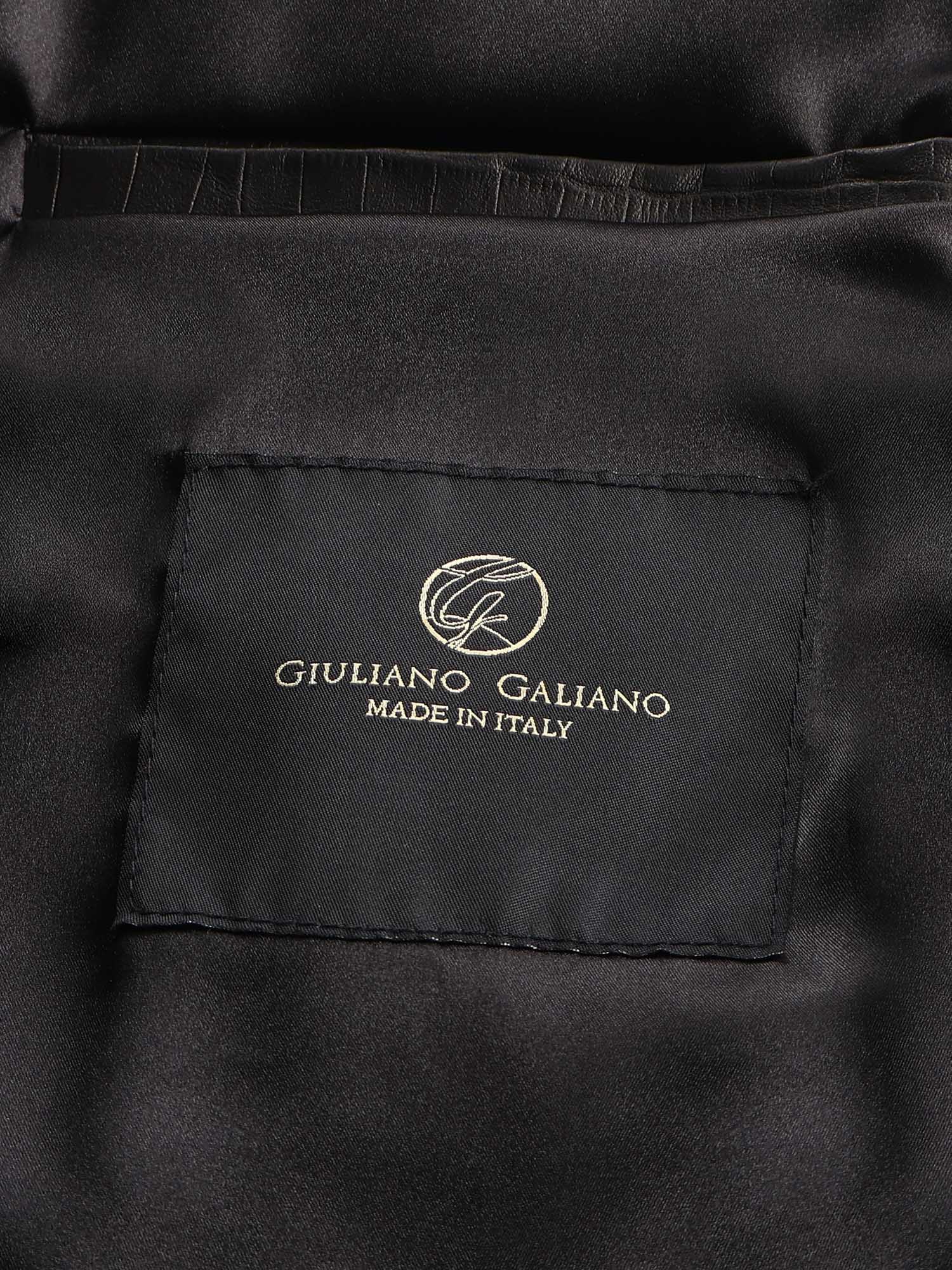Giubbotto Push It in pelle PUSH IT CROCNERO GIULIANO GALIANO 