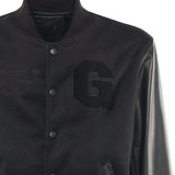 Bomber Varsity in nappa e tessuto VARSITY NAPPANERO GIULIANO GALIANO 