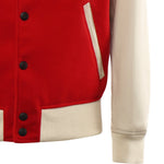 Bomber Varsity in nappa e tessuto VARSITY NAPPAROSSO GIULIANO GALIANO 