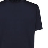 T-shirt Vice in cotone premium VICE BLU GIULIANO GALIANO 