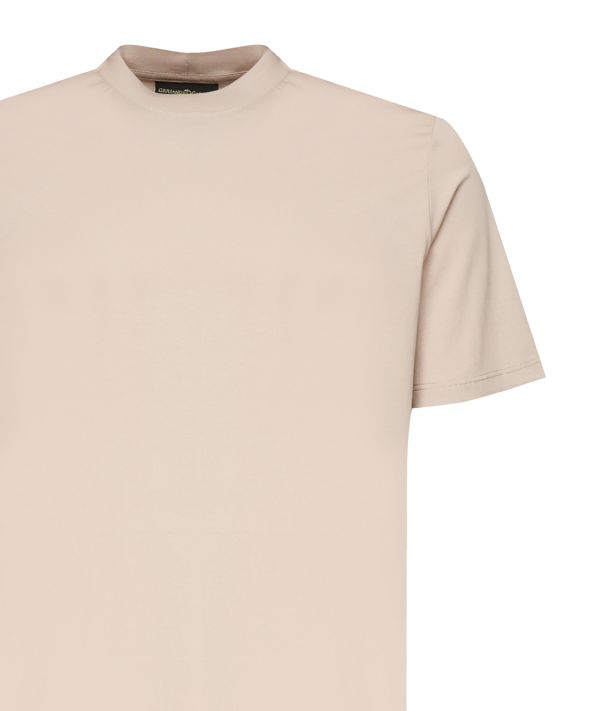 T-shirt Vice in cotone premium VICE BEIGE GIULIANO GALIANO 