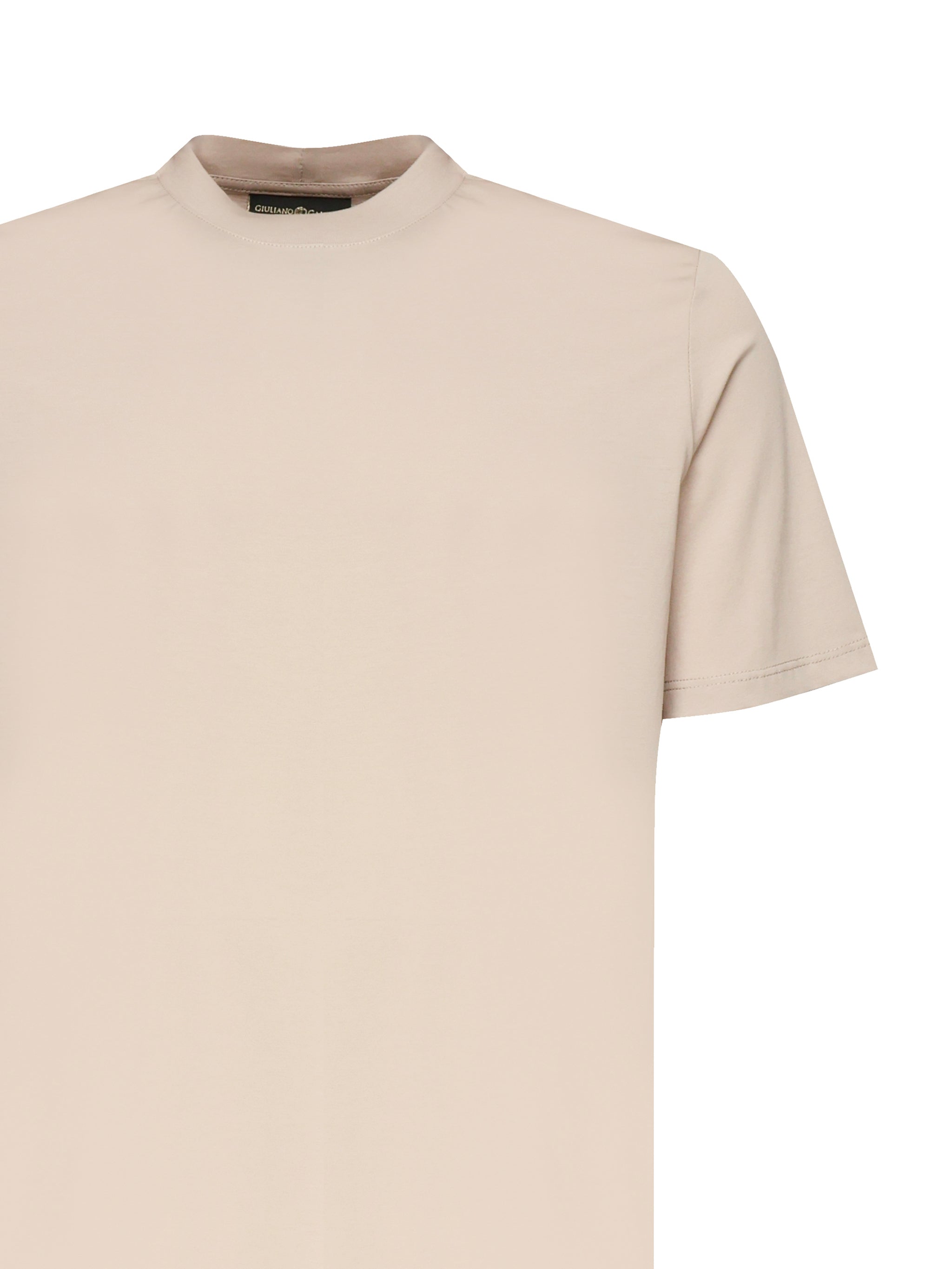 T-shirt Vice in cotone premium VICE BEIGE GIULIANO GALIANO 