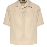 Camicia Molten in misto lana VOLTEN SABBIA GIULIANO GALIANO 