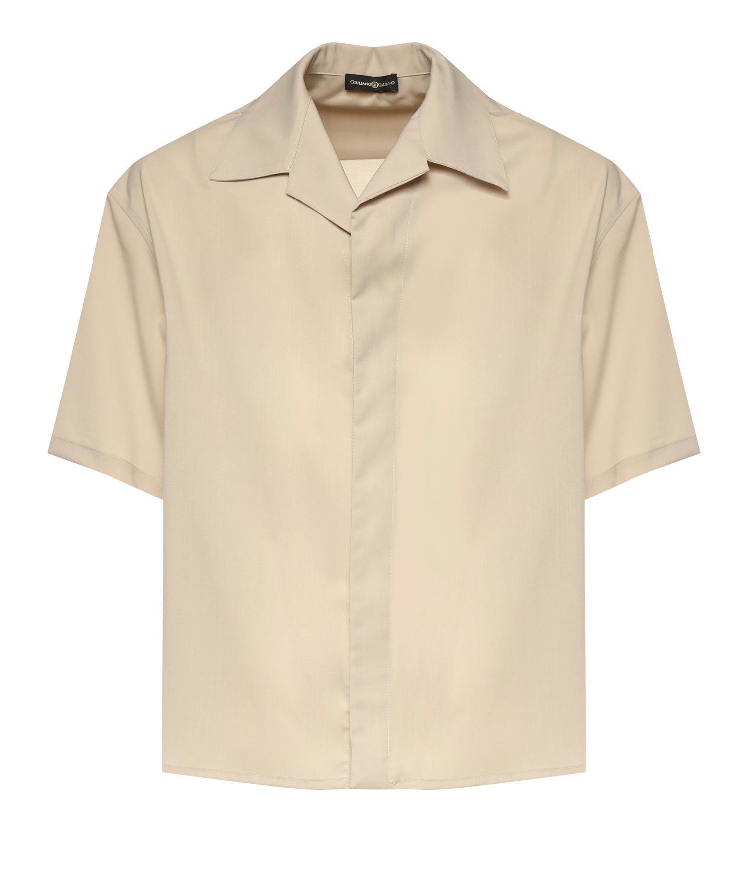 Camicia Molten in misto lana VOLTEN SABBIA GIULIANO GALIANO 