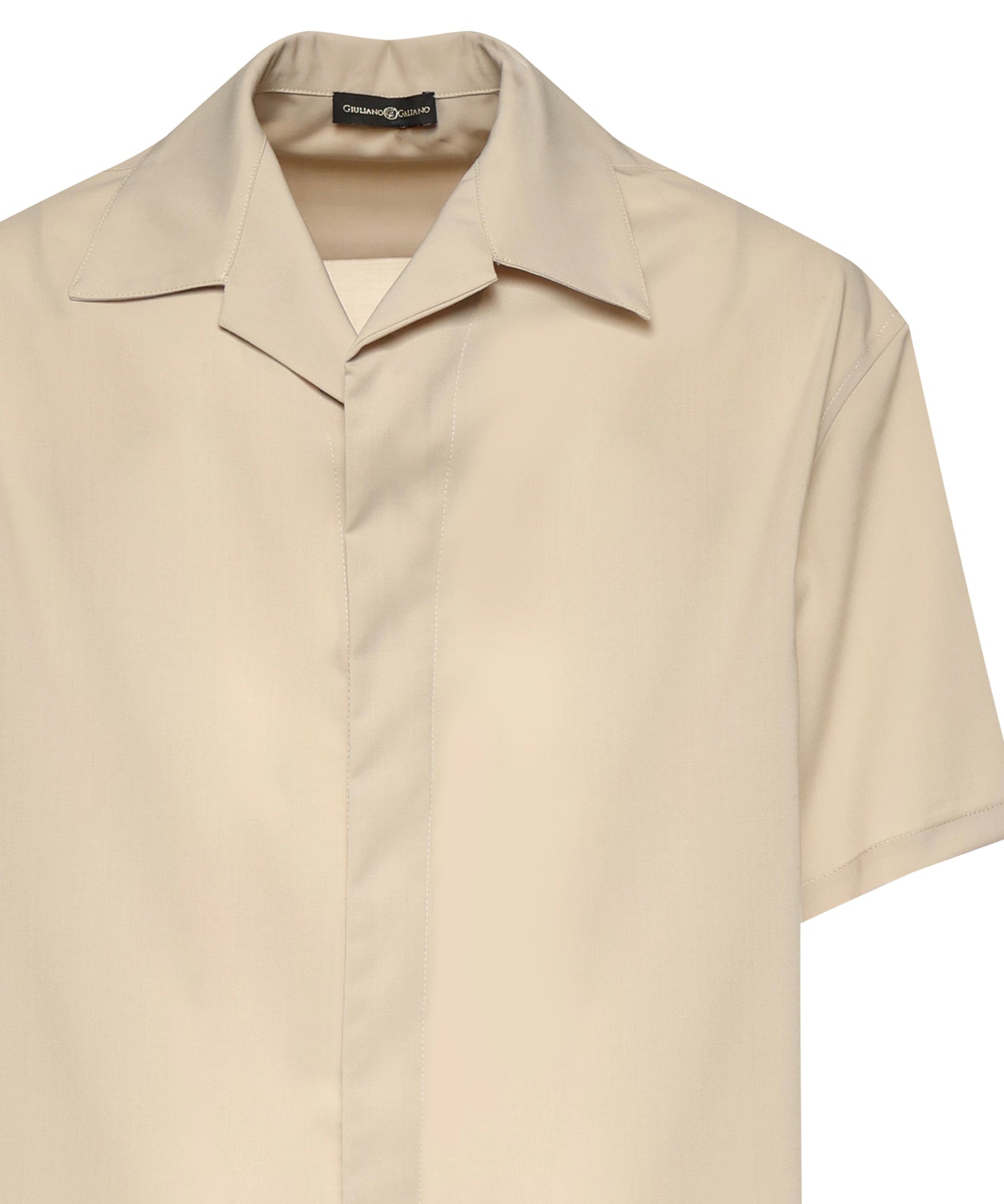 Camicia Molten in misto lana VOLTEN SABBIA GIULIANO GALIANO 