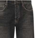 Jeans crop con applicazione posteriore logo GMP01186 P00099490100 GOLDEN GOOSE 