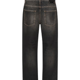 Jeans crop con applicazione posteriore logo GMP01186 P00099490100 GOLDEN GOOSE 