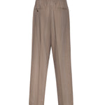 Pantaloni in misto lana con motivo gessato GMP01508 P00232660398 GOLDEN GOOSE 