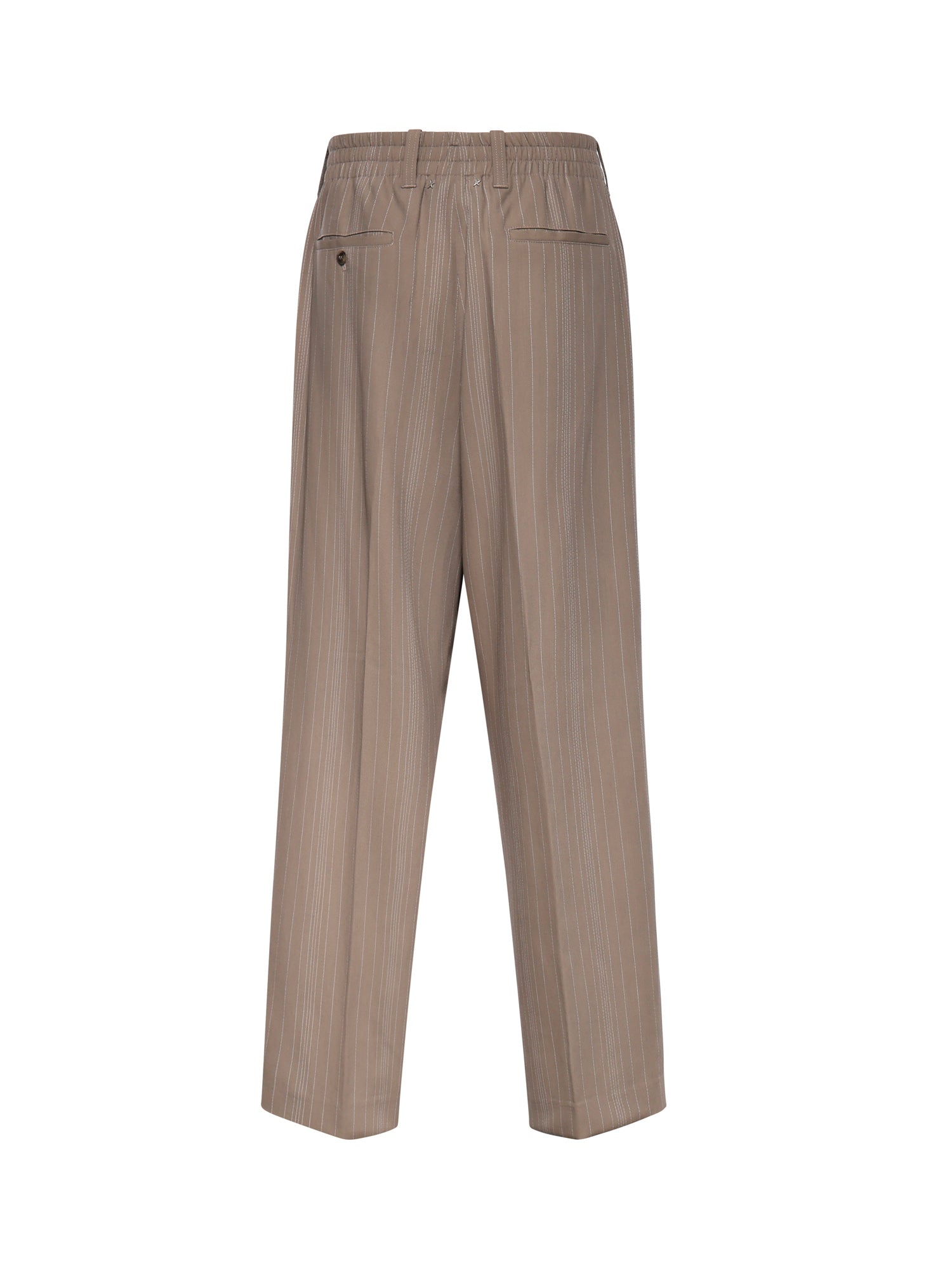 Pantaloni in misto lana con motivo gessato GMP01508 P00232660398 GOLDEN GOOSE 