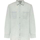 Overshirt in denim GMP02519 P00235950491 GOLDEN GOOSE 
