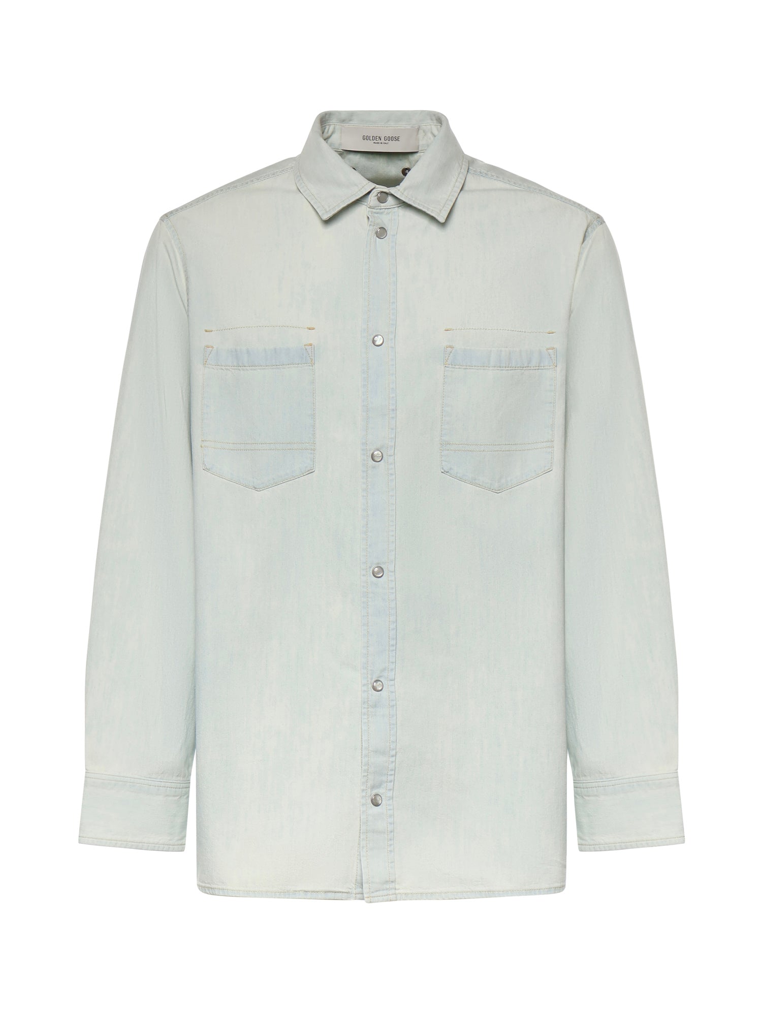 Overshirt in denim GMP02519 P00235950491 GOLDEN GOOSE 